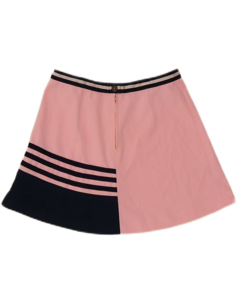 FILA Womens Tennis Skirt IT 42 Medium W26 Pink Colourblock Polyester Vintage Fila and Second-Hand Fila from Messina Hembry 
