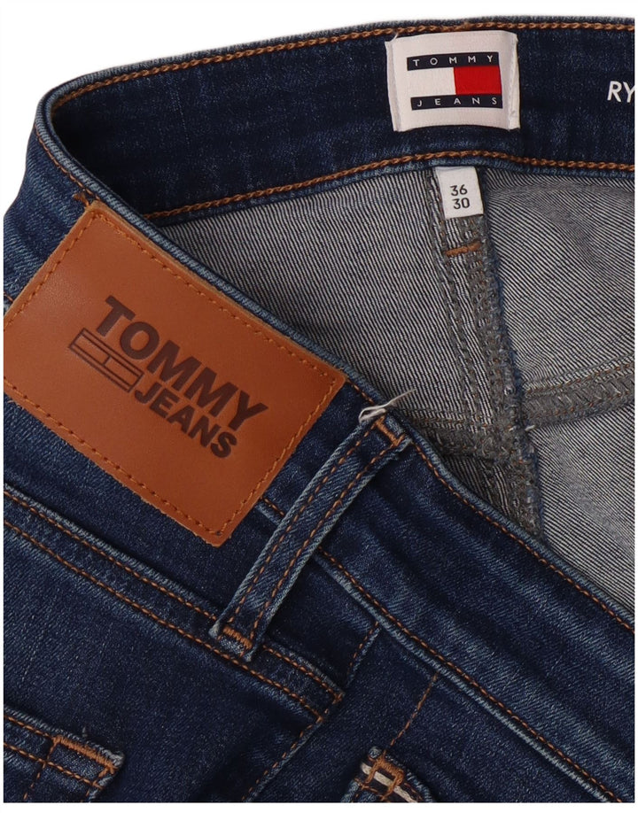 TOMMY HILFIGER Mens Ryan Regular Fit Straight Jeans W36 L30  Blue Cotton