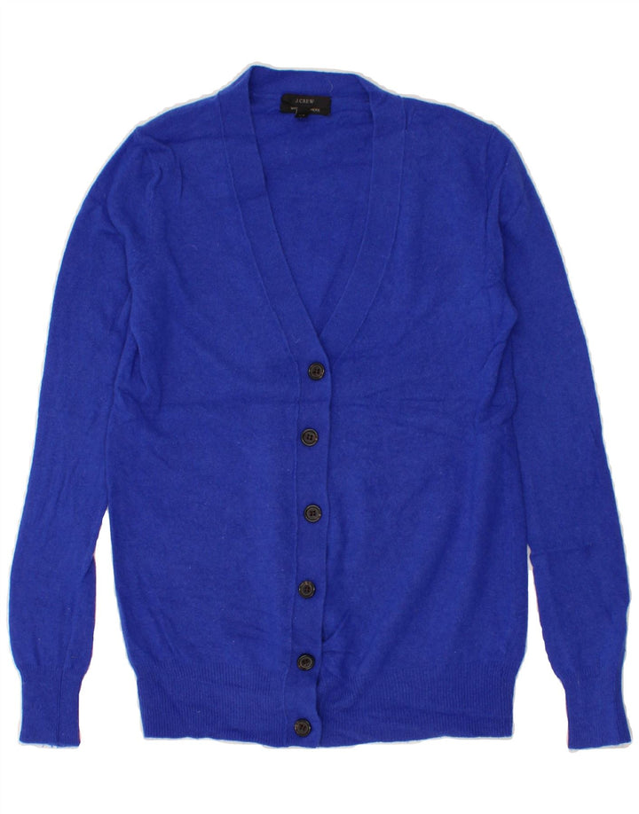 J. CREW Womens Cardigan Sweater UK 2 2XS Blue Wool Vintage J. Crew and Second-Hand J. Crew from Messina Hembry 
