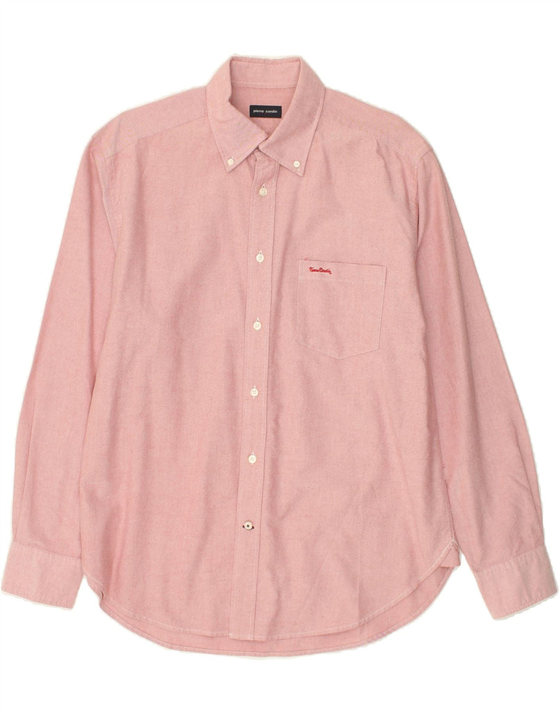 PIERRE CARDIN Mens Shirt Large Pink Cotton | Vintage Pierre Cardin | Thrift | Second-Hand Pierre Cardin | Used Clothing | Messina Hembry 