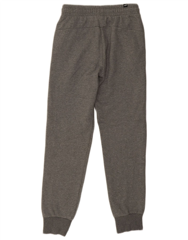 Puma Mens Tracksuit Trousers Joggers Small Grey Flecked