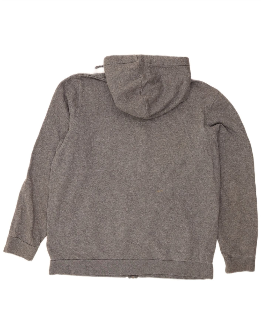 Under Armour Mens Zip Hoodie Sweater Large Grey Flecked Cotton