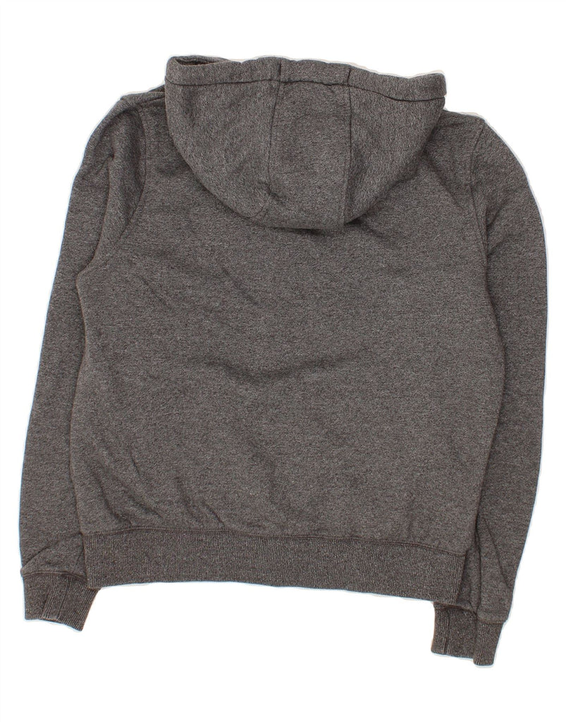SOUL CAL Womens Zip Hoodie Sweater UK 16 Large  Grey Flecked Cotton Vintage Soul Cal and Second-Hand Soul Cal from Messina Hembry 