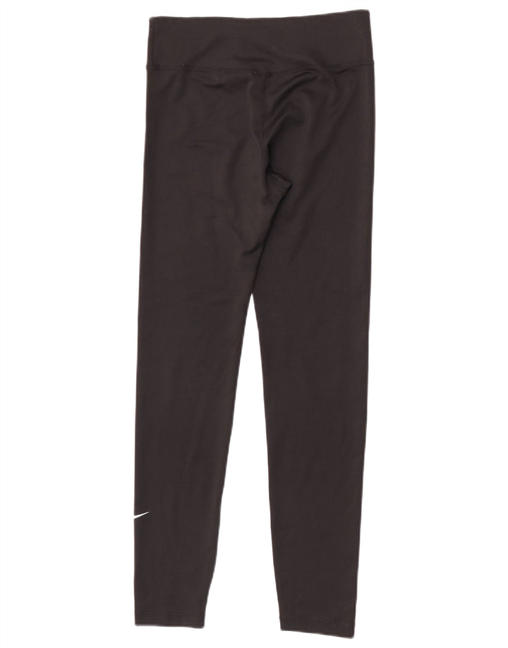 Nike Girls Dri Fit Leggings 13-14 Years XL  Black Polyester