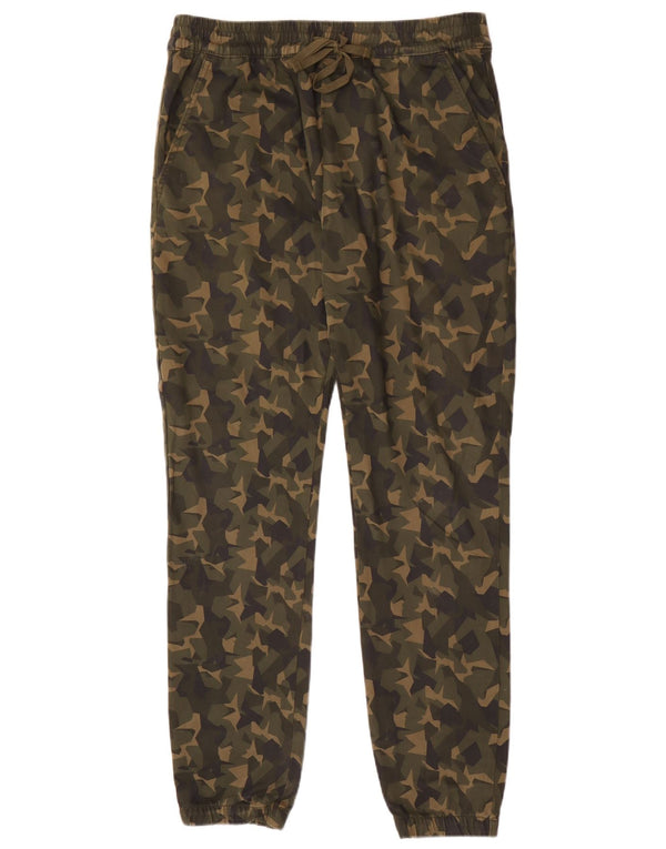 Levi's Mens Joggers Chino Trousers Medium W32 L30 Khaki Camouflage Cotton