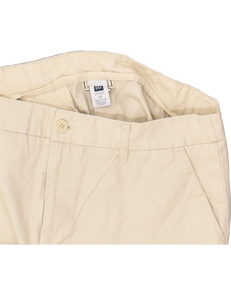 GAP Womens Chino Shorts US 12 Large W32 Beige Cotton | Vintage Gap | Thrift | Second-Hand Gap | Used Clothing | Messina Hembry 