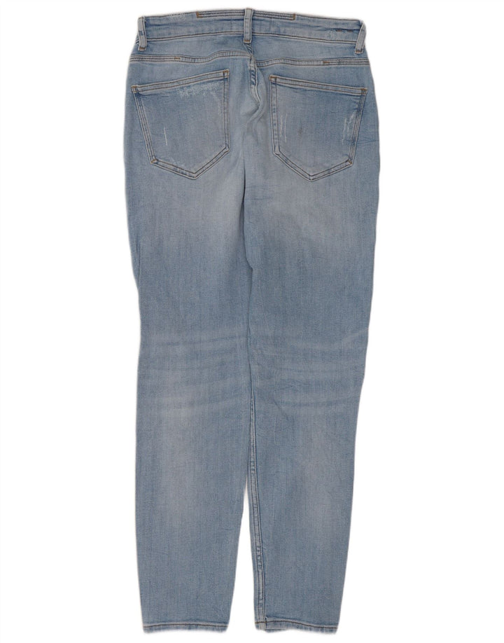 Zara Mens Distressed Tapered Jeans EU 40 Medium W31 L29 Blue