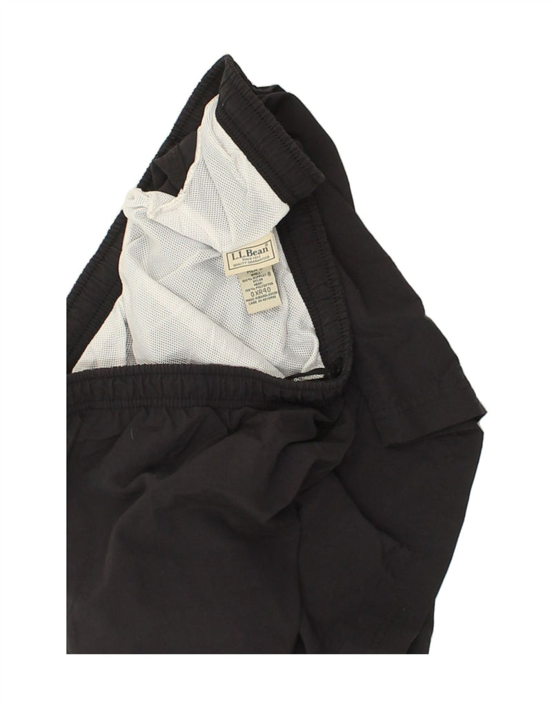 L.L.BEAN Mens Sport Shorts XL Black Nylon | Vintage L.L.Bean | Thrift | Second-Hand L.L.Bean | Used Clothing | Messina Hembry 