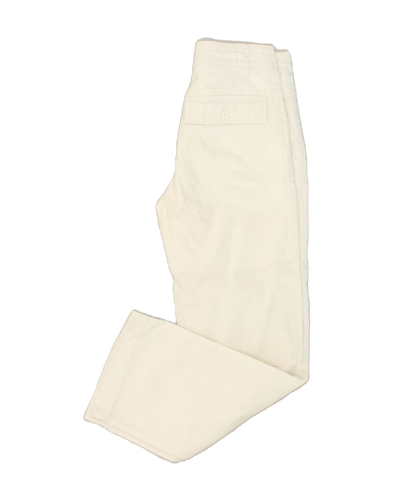 SMOG Mens Straight Chino Trousers XS White | Vintage Smog | Thrift | Second-Hand Smog | Used Clothing | Messina Hembry 