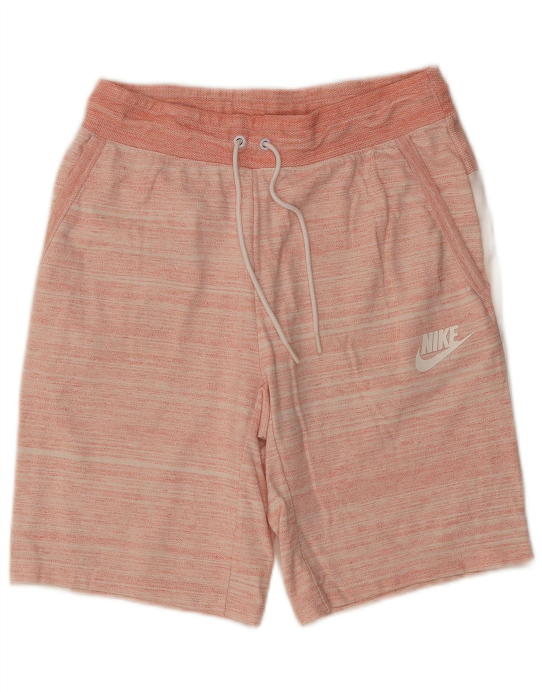 Nike Mens Sport Shorts Small Pink Striped Cotton