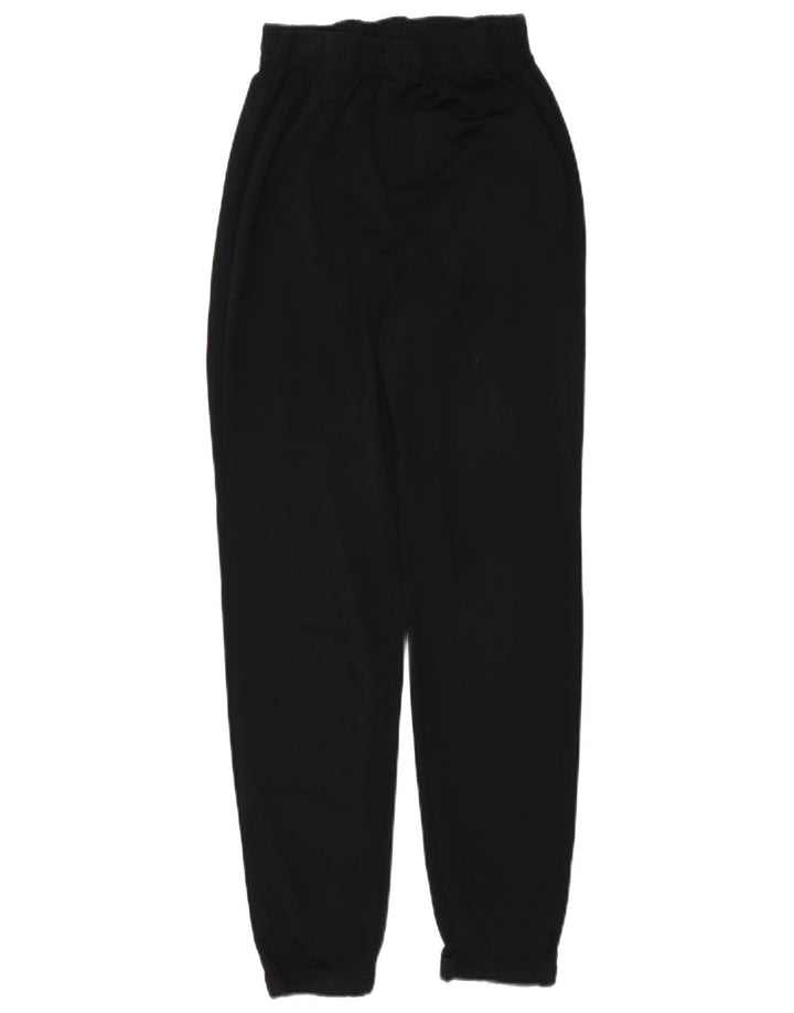 NIKE Boys Tracksuit Trousers Joggers 13-14 Years XL Black Polyester