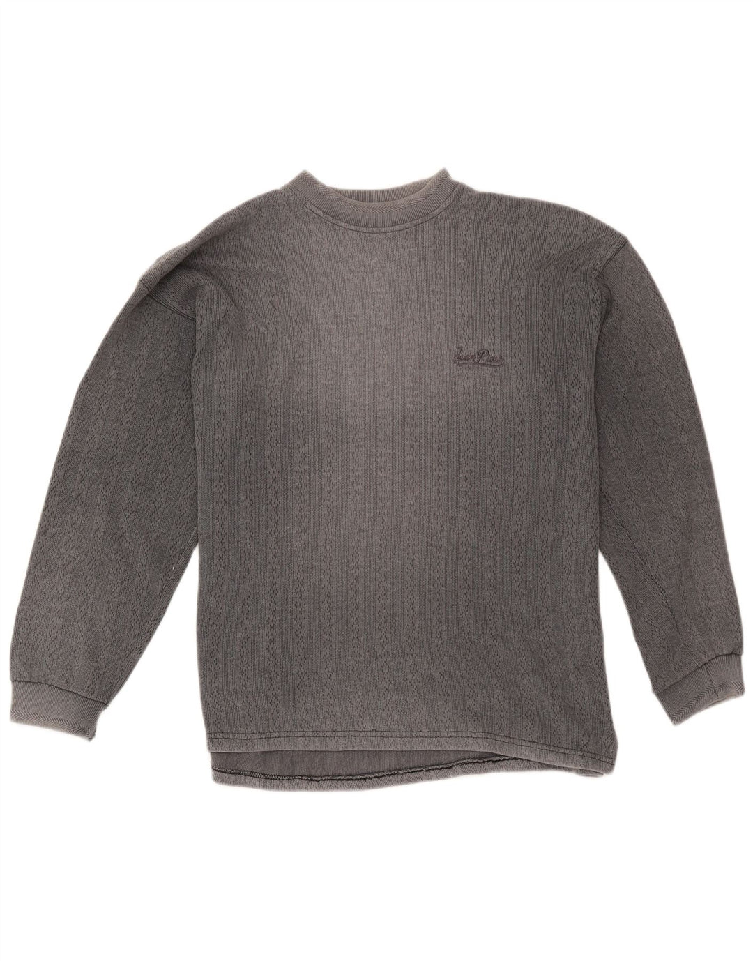 Jean Pierre Mens Top Long Sleeve Large Grey