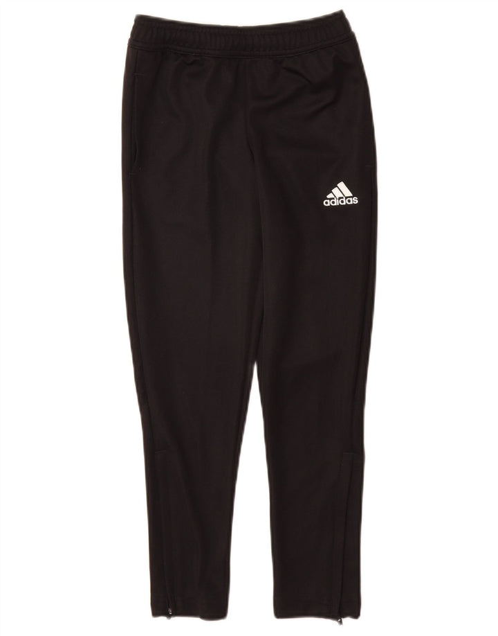 ADIDAS Boys Aeroready Tracksuit Trousers 7-8 Years  Black