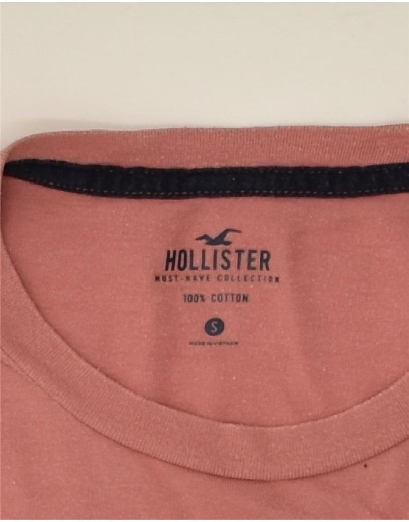 HOLLISTER Mens T-Shirt Top Small Pink Cotton | Vintage Hollister | Thrift | Second-Hand Hollister | Used Clothing | Messina Hembry 