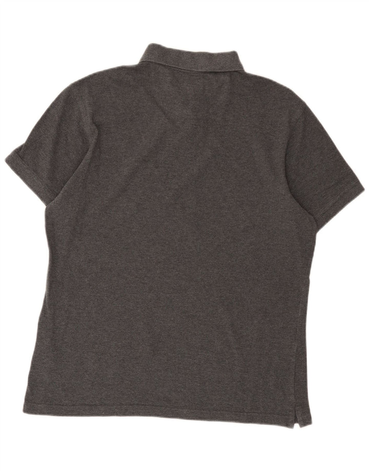 Barbour Mens Polo Shirt XL Grey Cotton