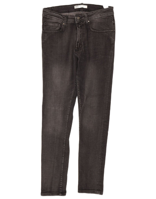 Zara Mens Skinny Jeans EU 40 Medium W31 L30 Grey Cotton