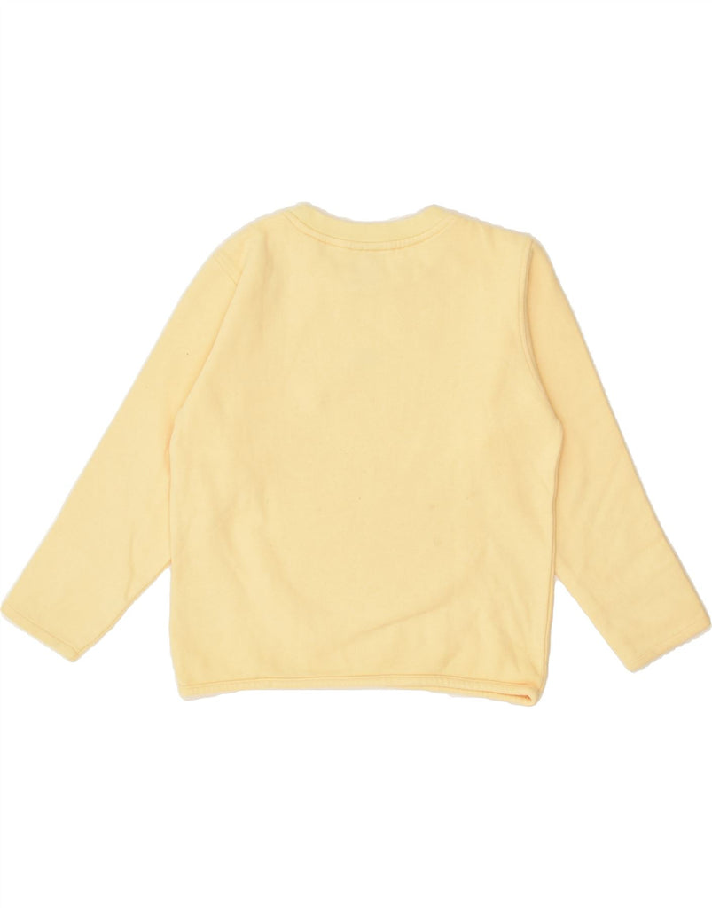 NIKE Girls Graphic Sweatshirt Jumper 7-8 Years Yellow Cotton | Vintage Nike | Thrift | Second-Hand Nike | Used Clothing | Messina Hembry 