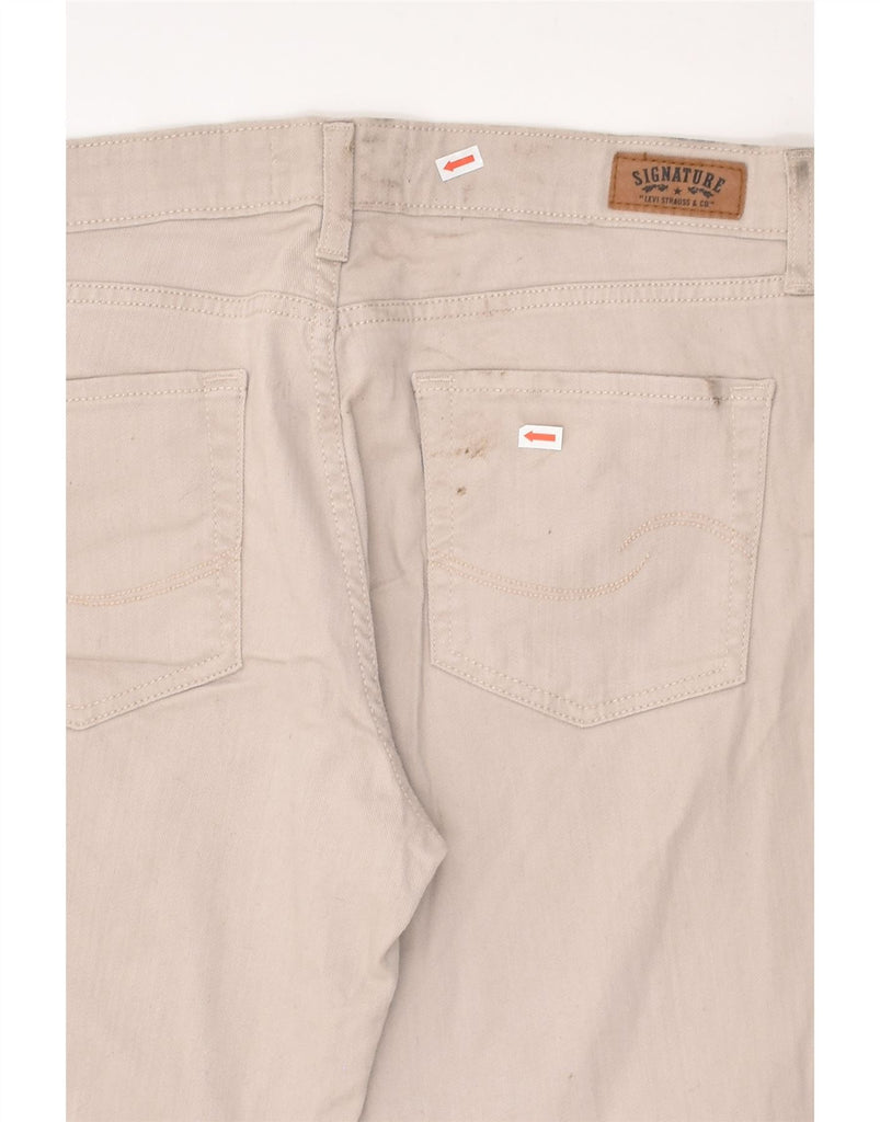 SIGNATURE BY LEVI'S Womens Bootcut Jeans US 14 XL W36 L28  Beige Cotton | Vintage Signature By Levi's | Thrift | Second-Hand Signature By Levi's | Used Clothing | Messina Hembry 