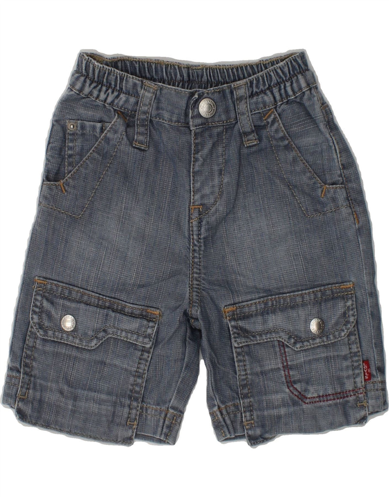 LEVI'S Baby Boys Denim Cargo Shorts 3-6 Months W16  Blue Cotton | Vintage Levi's | Thrift | Second-Hand Levi's | Used Clothing | Messina Hembry 