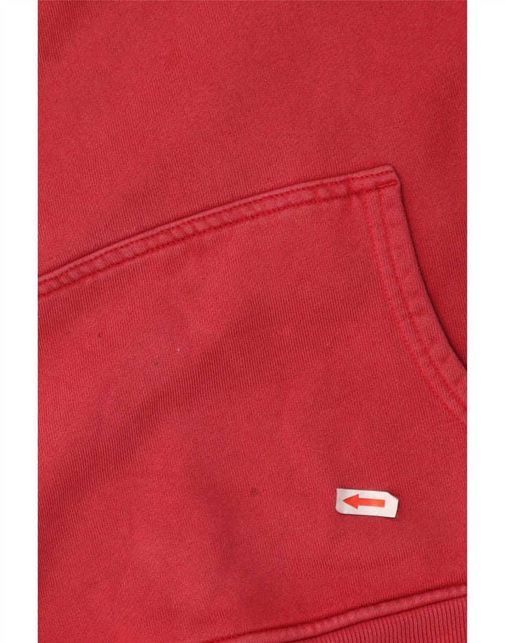 Fat Face Mens Hoodie Jumper Medium Red Cotton