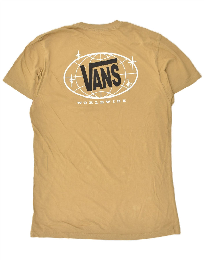 VANS Mens Classic Fit Graphic T-Shirt Top Medium Beige | Vintage Vans | Thrift | Second-Hand Vans | Used Clothing | Messina Hembry 