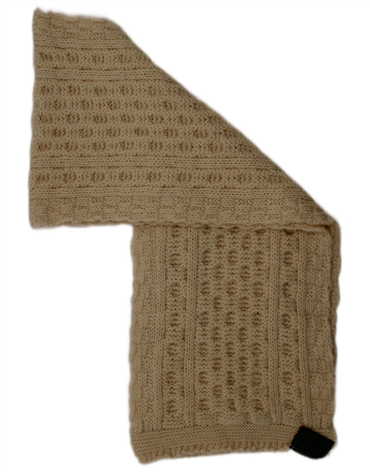 Glencroft Womens Knit Rectangle Scarf One Size Off White New Wool Winter