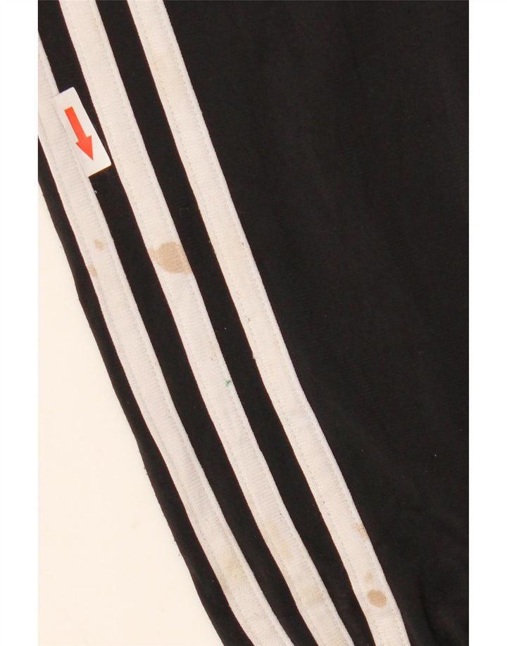 Adidas Mens Tracksuit Top Jacket Large Black Polyester