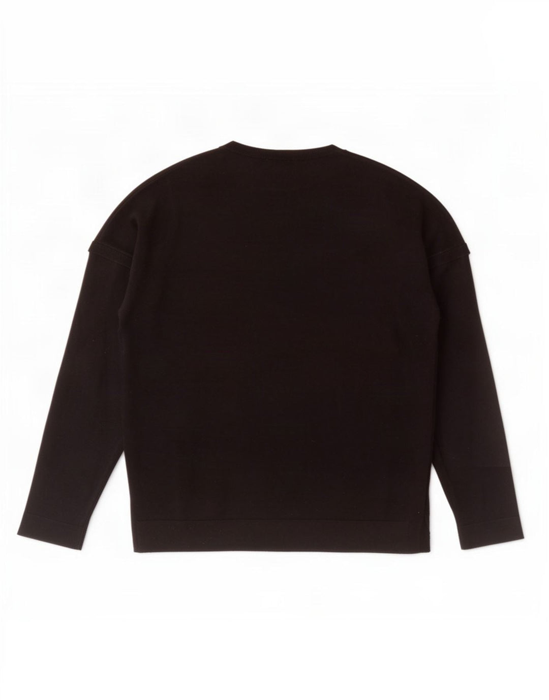Zara Mens Boat Neck Jumper Sweater Large Black