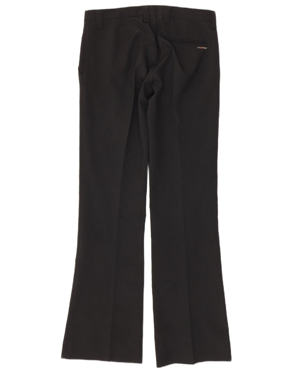 Energie Womens Bootcut Chino Trousers W31 L34 Black Polyester