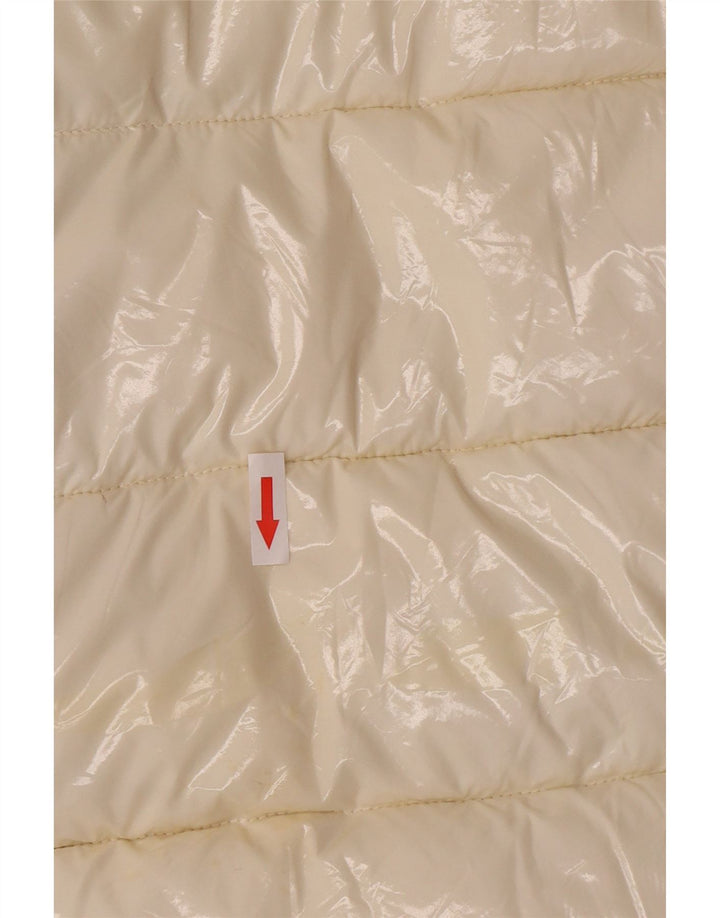 Invicta Mens Hooded Padded Jacket UK 36 Small White Polyamide