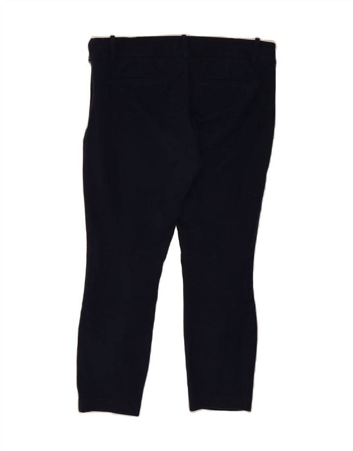 J. CREW Womens Slim Casual Trousers US 6 Medium W32 L24 Navy Blue Vintage J. Crew and Second-Hand J. Crew from Messina Hembry 