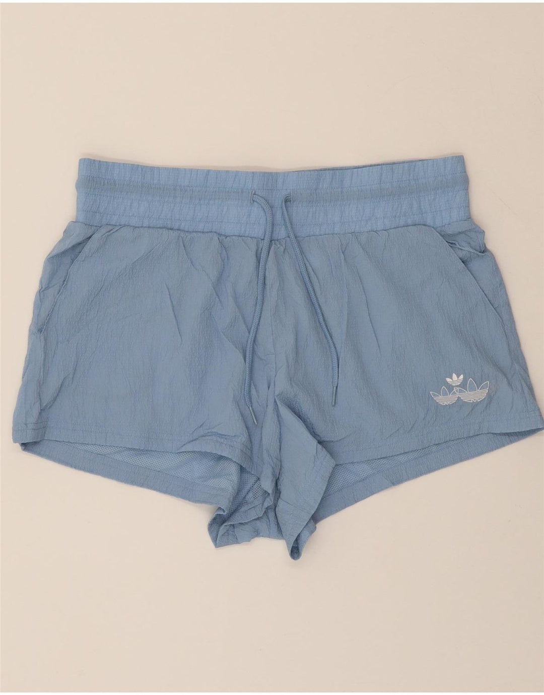 ADIDAS Womens Sport Shorts UK 18 XL Blue Polyamide Vintage Adidas and Second-Hand Adidas from Messina Hembry 