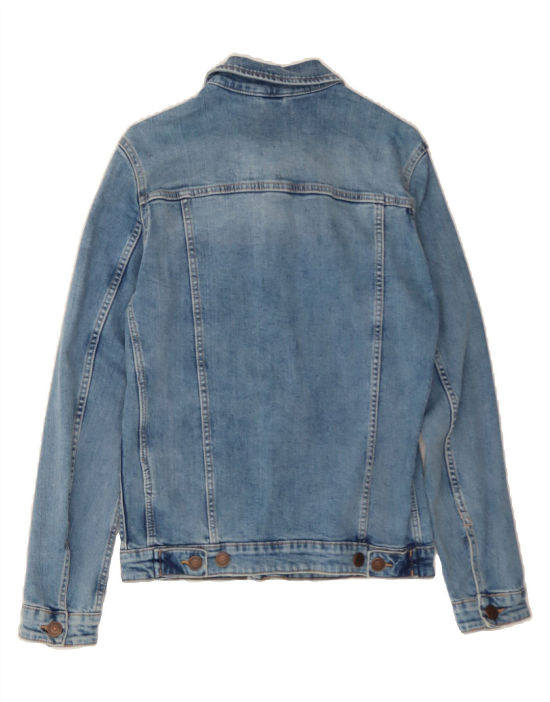 JACK & JONES Mens Denim Jacket UK 36 Small Blue Cotton Vintage Jack & Jones and Second-Hand Jack & Jones from Messina Hembry 