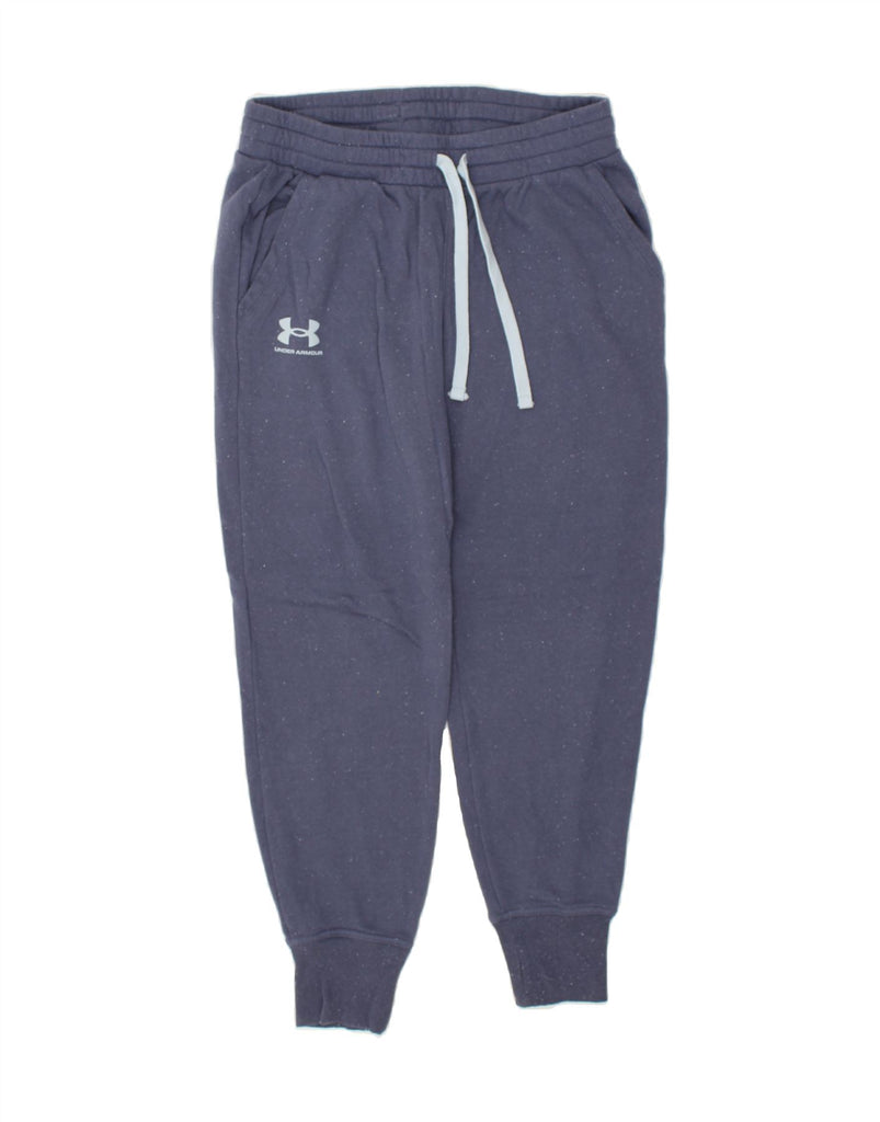 UNDER ARMOUR Mens Tracksuit Trousers Joggers Medium Blue Flecked Cotton | Vintage Under Armour | Thrift | Second-Hand Under Armour | Used Clothing | Messina Hembry 