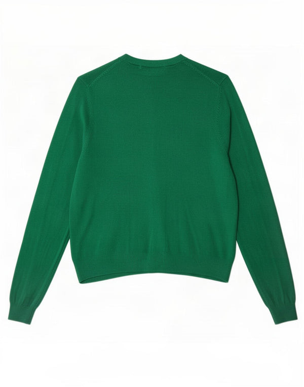 Marks & Spencer Womens Cardigan Sweater UK 14 Large Green Viscose