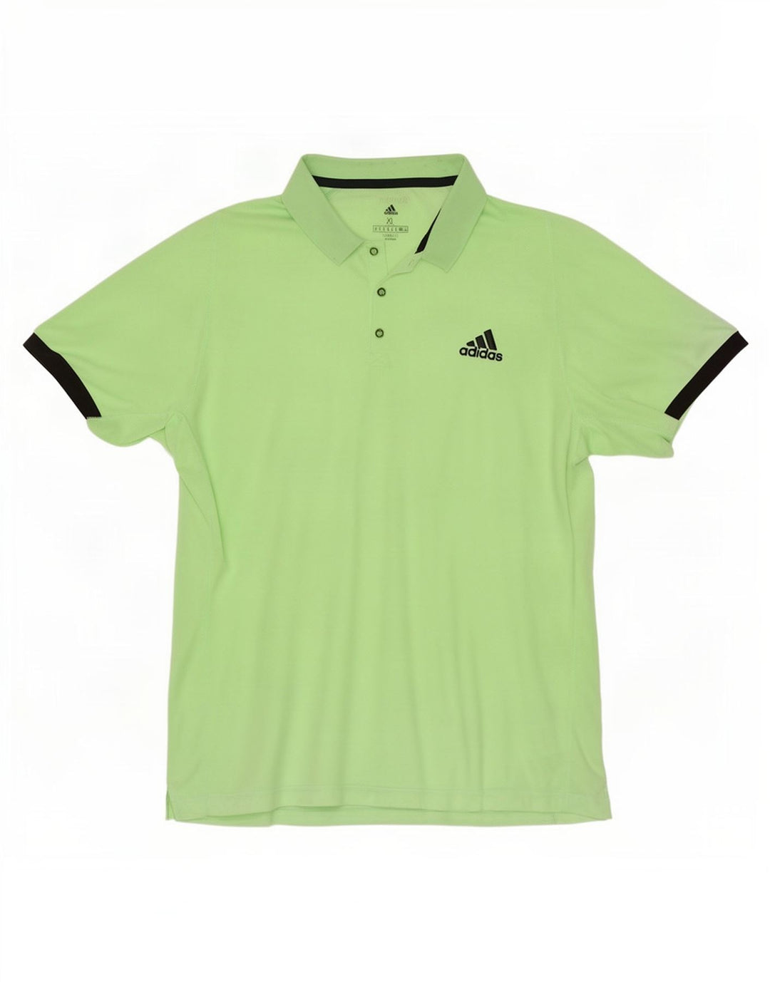 Adidas Mens Climalite Polo Shirt XL Green Polyester
