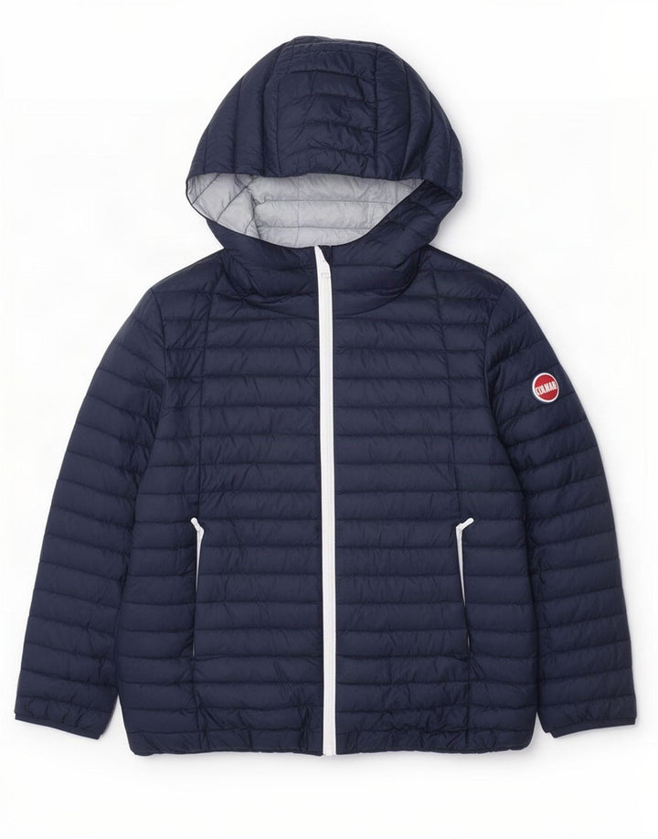 Colmar Girls Hooded Padded Jacket 11-12 Years Navy Blue Polyester