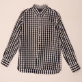 Tommy Hilfiger Mens Custom Fit Shirt Size 15 1/2 16 Medium Blue Gingham