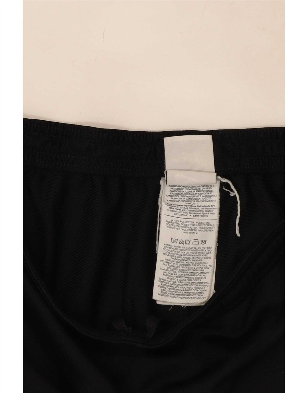 Nike Womens Dri Fit Tracksuit Trousers UK 12 Medium Black Polyester