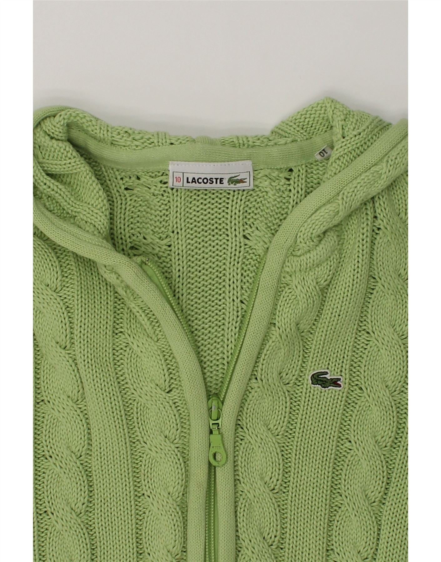 Vintage lacoste deals cardigan sweater