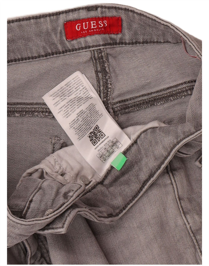 Guess Womens Skinny Jeans W31 L29 Grey Cotton
