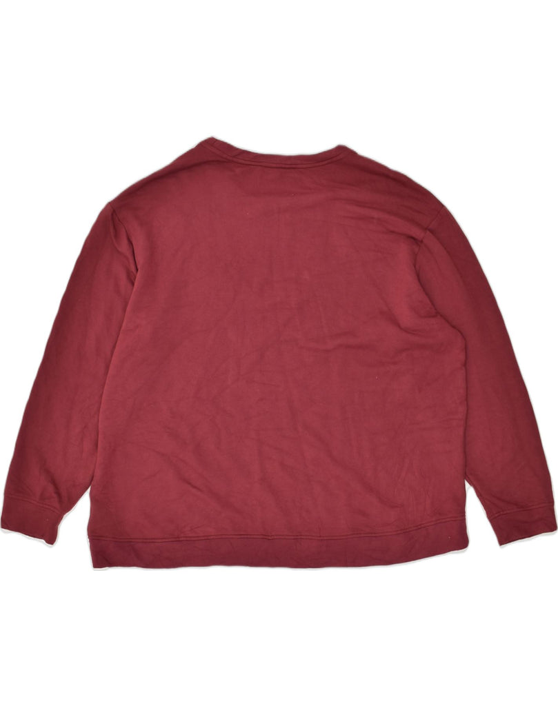 ORVIS Mens Sweatshirt Jumper XL Burgundy Modal | Vintage Orvis | Thrift | Second-Hand Orvis | Used Clothing | Messina Hembry 