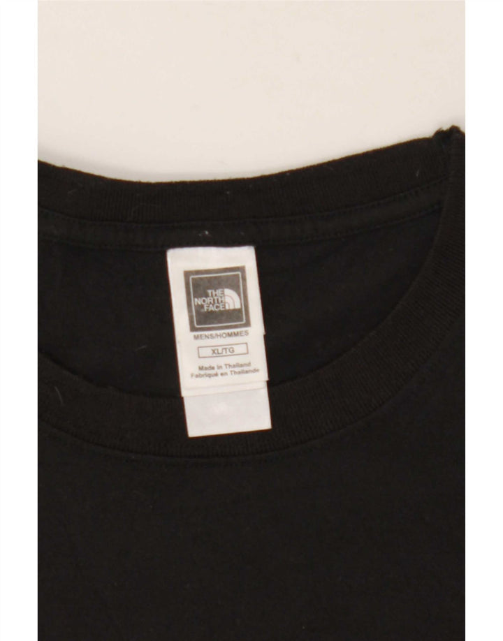 The North Face Mens T-Shirt Top XL Black Polyester