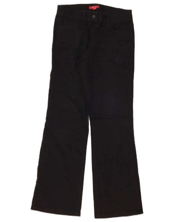 Monsoon Womens Bootcut Jeans UK 10 Small W30 L31 Black Cotton