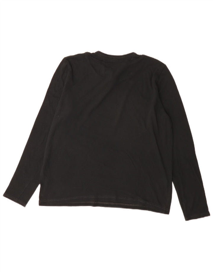 Calvin Klein Jeans Mens Top Long Sleeve IT 50 Medium Black
