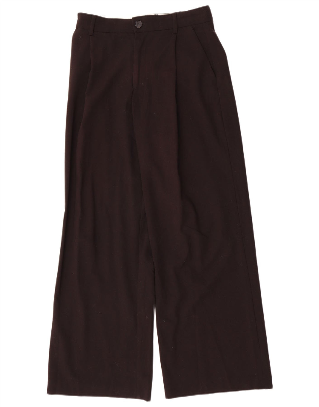 Zara Womens High Waist Pegged Chino Trousers Medium W28 L31 Black Polyester