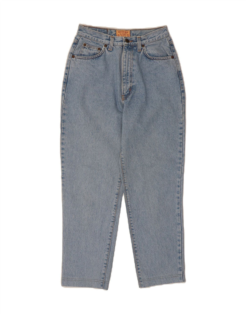 SPITFIRE Womens High Waist Tapered Jeans W26 L26 Blue Cotton Vintage Spitfire and Second-Hand Spitfire from Messina Hembry 