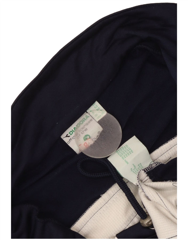 Diadora Mens Davis Cup Tracksuit Top Jacket UK 40 Medium Navy Blue