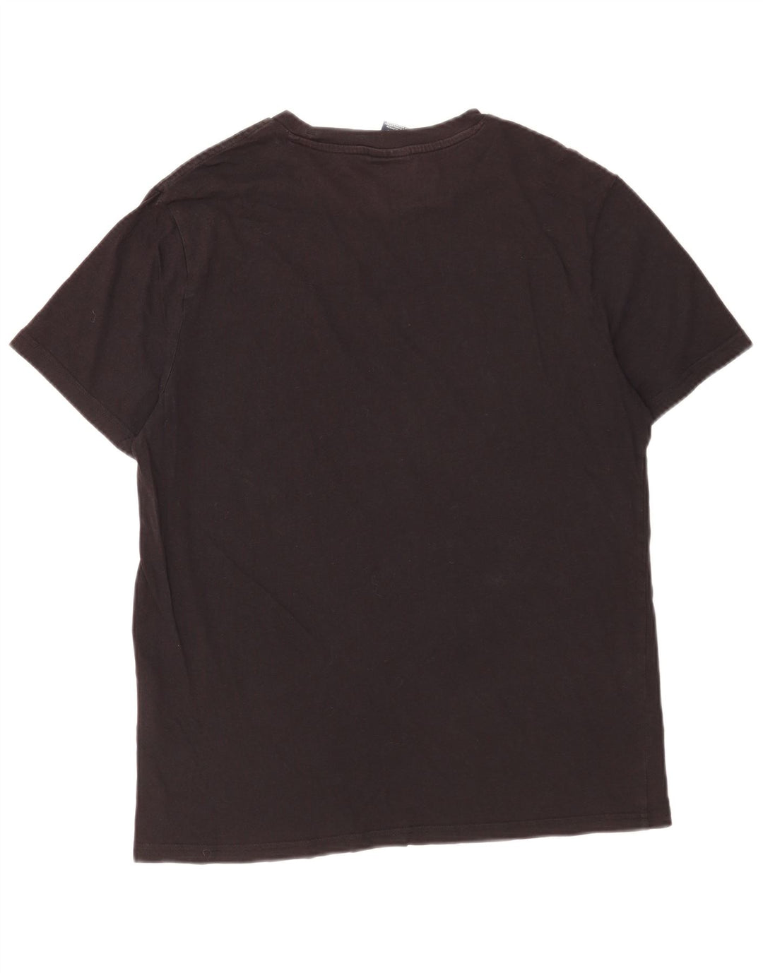 Champion Mens T-Shirt Top Medium Black Cotton