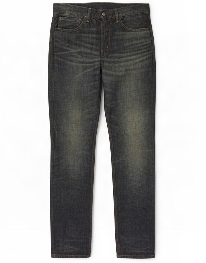 Levi's Mens 511 Slim Jeans W34 L34 Navy Blue Cotton